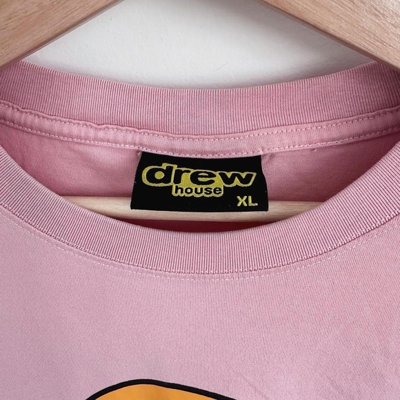 Drew House Pink Smiley Face T-Shirt (XL) - Picture 3 of 3